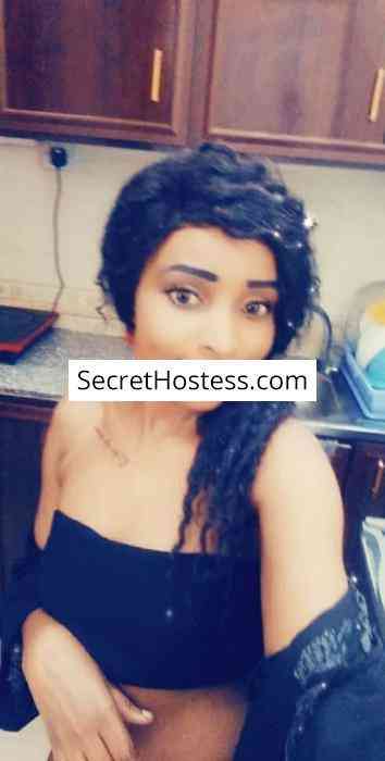 24 Year Old Ebony Escort Doha Black Hair Blue eyes - Image 2