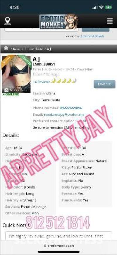 AJ 25Yrs Old Escort Terre Haute IN Image - 2