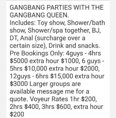 An exclusive ticketed gangbang party in Newcastle