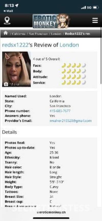 25Yrs Old Escort San Francisco CA Image - 0