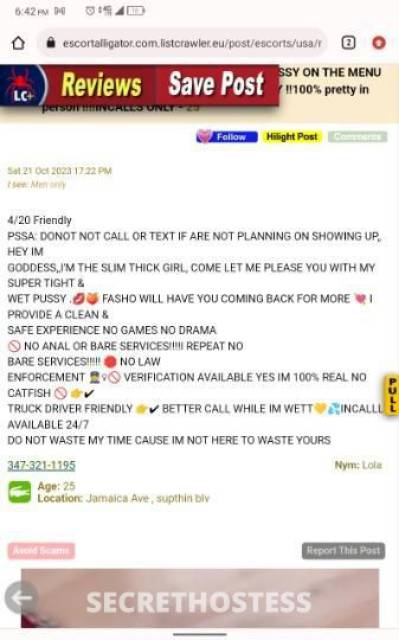 24 year old Escort in Queens NY 19H has HIV DONT GO HERE SHES DIRTY AND HAVE ROACHES INSIDE 