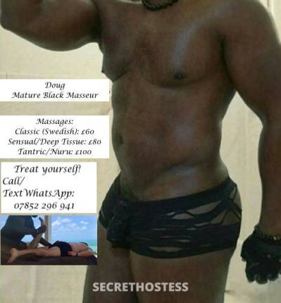 Mature Gay-Freindly Black Masseur, Male escort in London