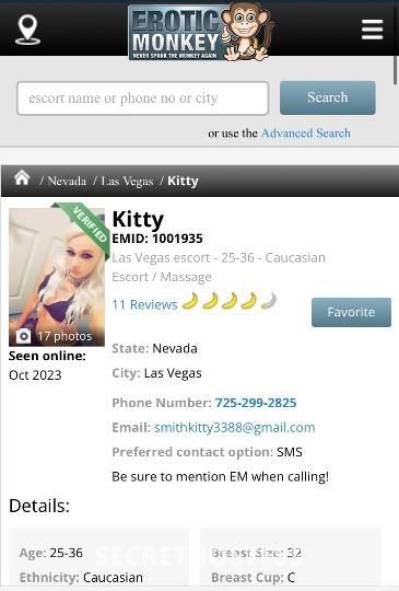 Kitty 34Yrs Old Escort Las Vegas NV Image - 1