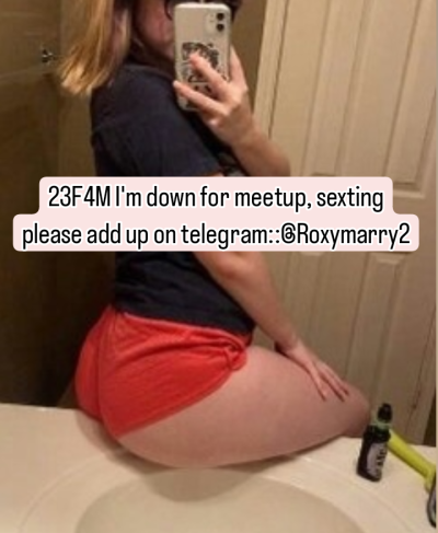 23F4M I'm down for meetup, sexting please add up on telegram in Allen TX