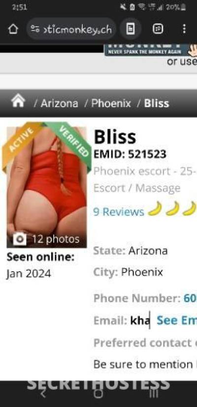 Bliss 28Yrs Old Escort Phoenix AZ Image - 5