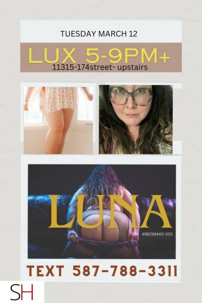 LUNA at Temptations LUX full service + massage TUESDAYS 5- in City of Edmonton