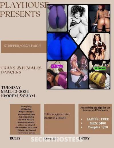 Going down now come fuck some strippers until 7 00am trans  in Bronx NY