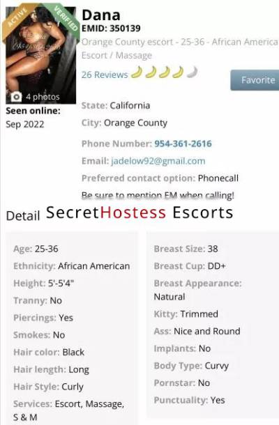 Dana 28Yrs Old Escort 165CM Tall Los Angeles CA Image - 3