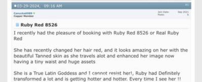 REAL RUBY RED 31Yrs Old Escort Calgary Image - 0