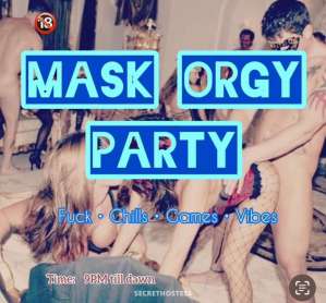 Orgy masked/group s e x party everyday in Boston MA