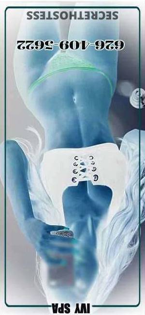25 year old Caucasian Escort in San Gabriel Valley IVY SPA temperatures rising with Latina, White, ASIAN, and 