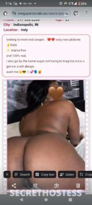 Sugar 27Yrs Old Escort Indianapolis IN Image - 2