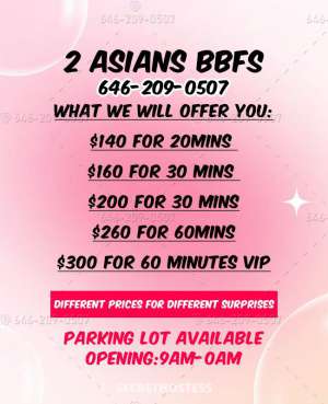 2 Asians BBFS in the new spa-easy parkingxxxx-xxx-xxx in Inland Empire CA