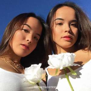 22 year old Escort in Brunswick Melbourne Party Duo Double 36DD Singaporean Girls Oral queen, 