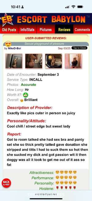 22 year old Escort in Toledo OH Available Now Outcall