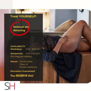 32 year old Caribbean Escort in Ottawa Sensual Massage 4 Men by WetChocolate