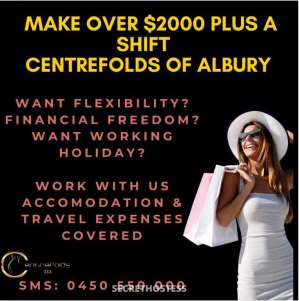 18 year old Escort in Wagga Wagga Centrefolds Albury! SEEKING NEW LADIES MAKE 3000 A SHIFT, 