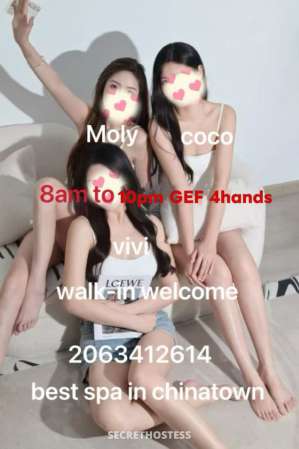 4hands available.new young girls walk-in 8am to 10pm. 22 year old Escort in Seattle-Tacoma WA