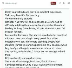 Backdoor Becky 21Yrs Old Escort Mississauga Image - 1