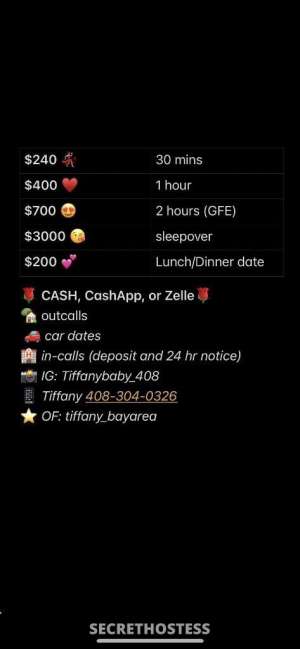 Tiffany 28Yrs Old Escort San Jose CA Image - 1