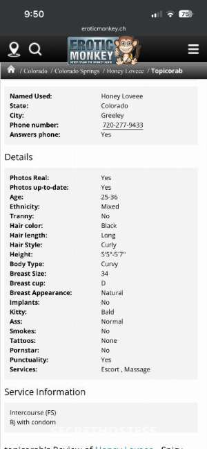 Honey Your Sweetest Escape 28 year old Escort in Colorado Springs CO