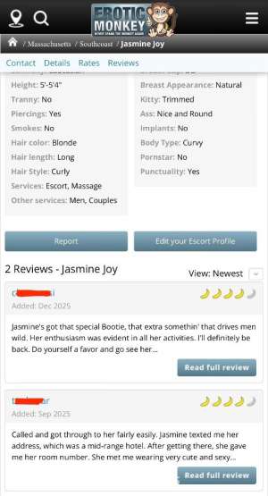 Genuine Companionship 29 year old Escort in South Coast MA