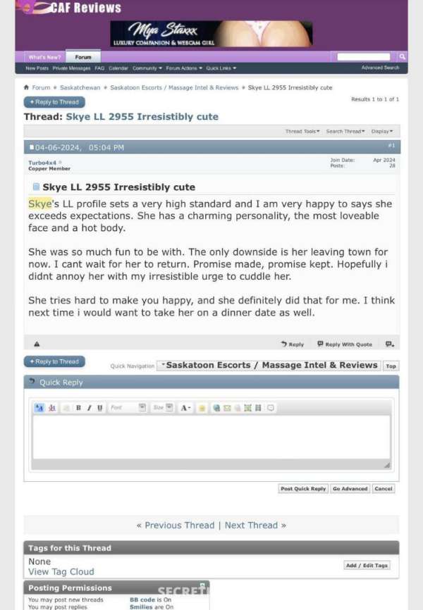 Skye ;) 21Yrs Old Escort Brandon Image - 6