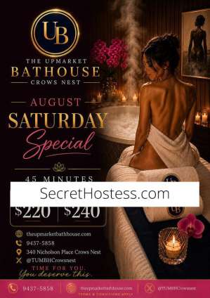 0 year old Escort in Crows Nest The Upmarket Bathouse Crows Nest